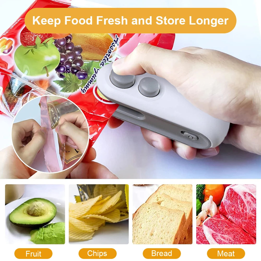 FreshLock™ - 2-in-1 Mini Bag Sealer