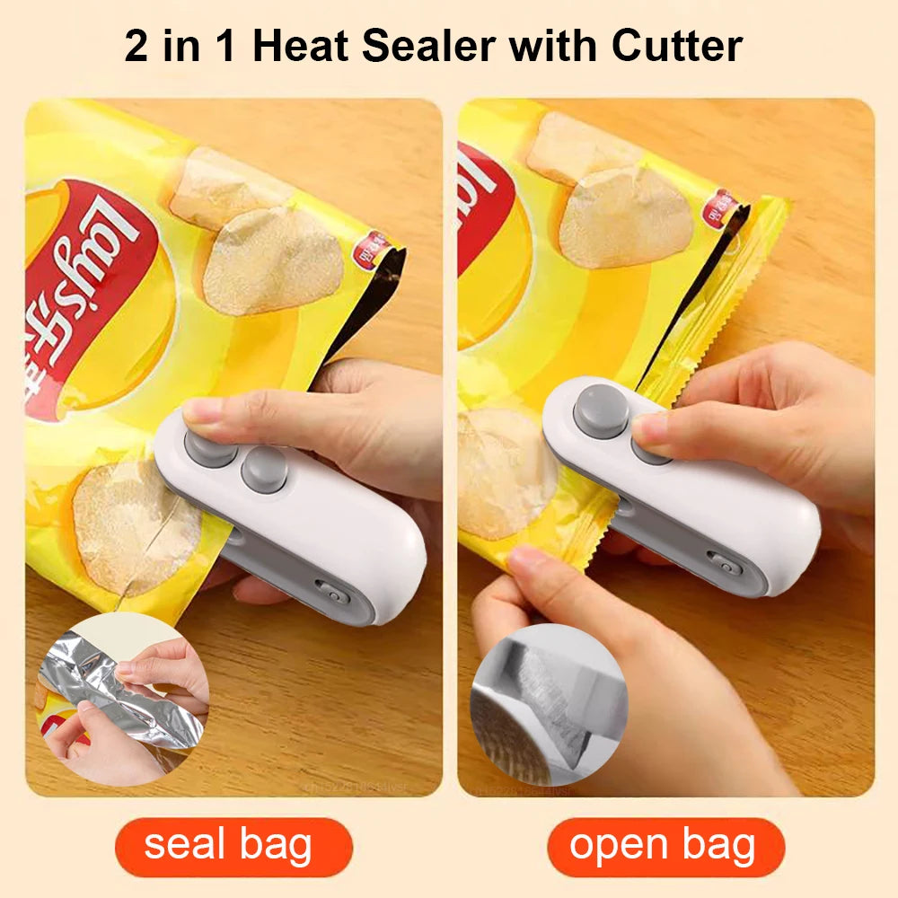 FreshLock™ - 2-in-1 Mini Bag Sealer