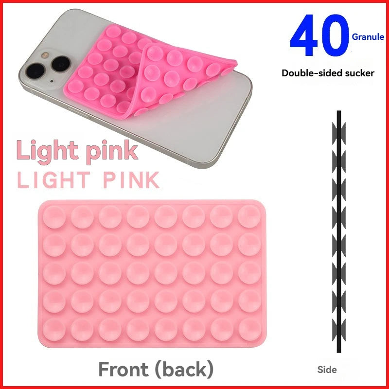 Silicone Suction Cup Phone Stand with Strong Double-sided No-hand Grip, Video Fixing Pad, Silicone Rubber Suctionsilicone Case
