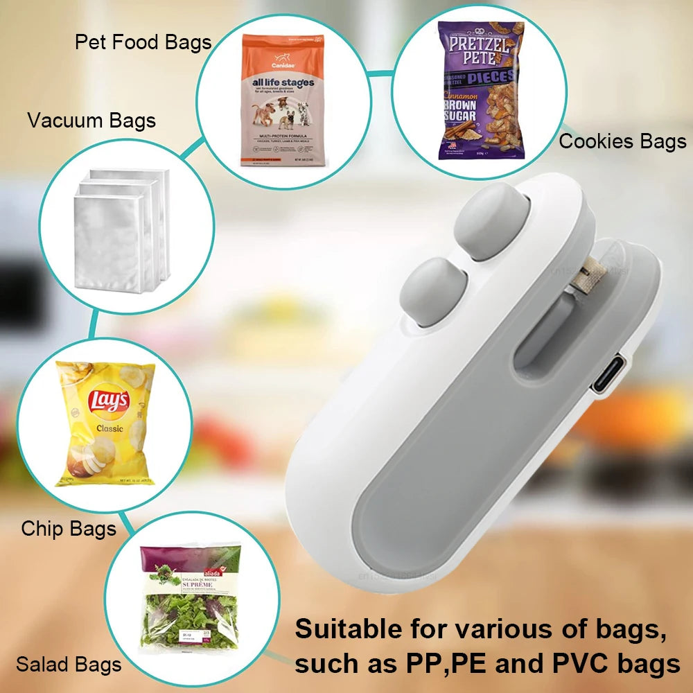 FreshLock™ - 2-in-1 Mini Bag Sealer